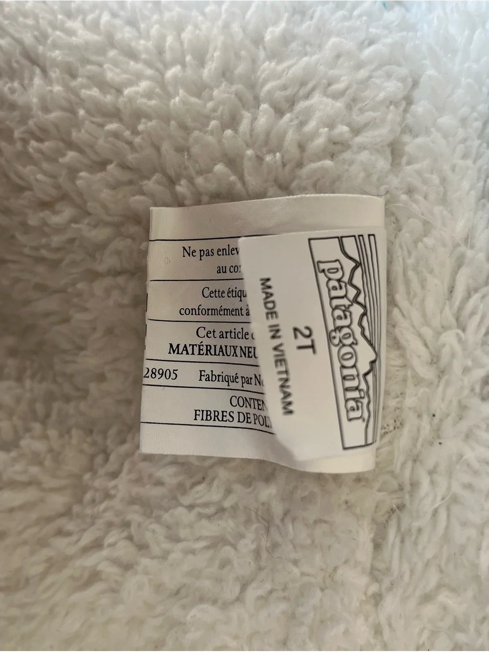 Patagonia Teal & White Reversible Hooded Jacket